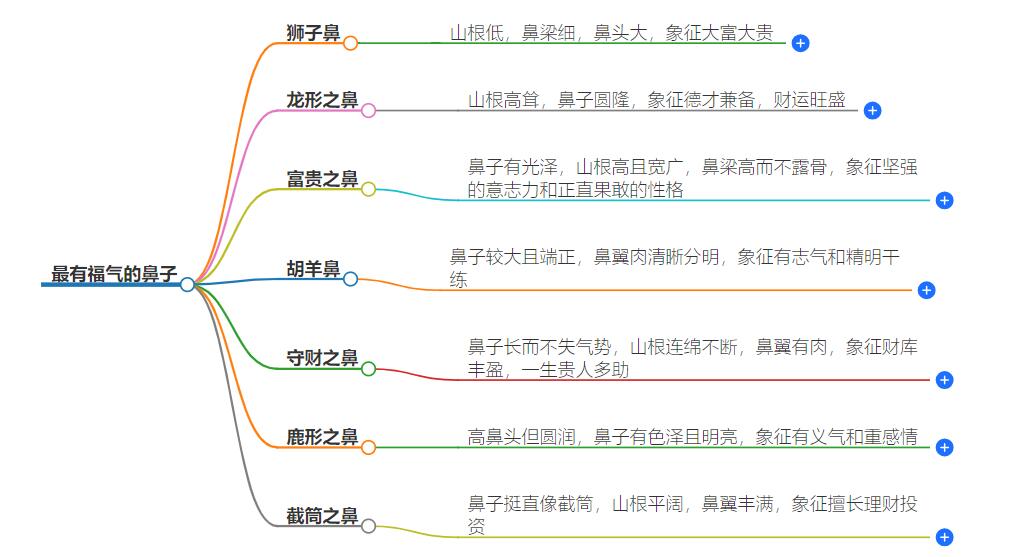 哪种鼻子最有福气？哪种鼻子最令人赞叹，好运常伴身边