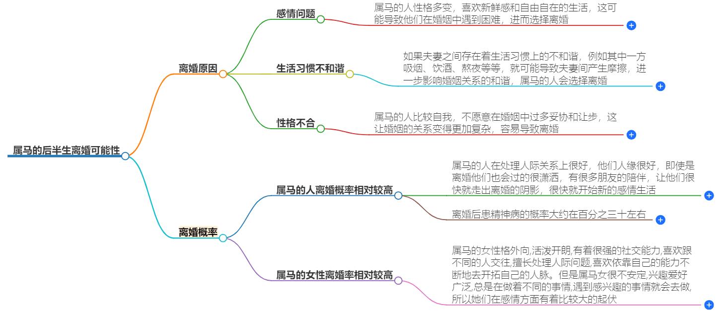 属马的后半生会离婚吗？探讨属马的婚姻命运