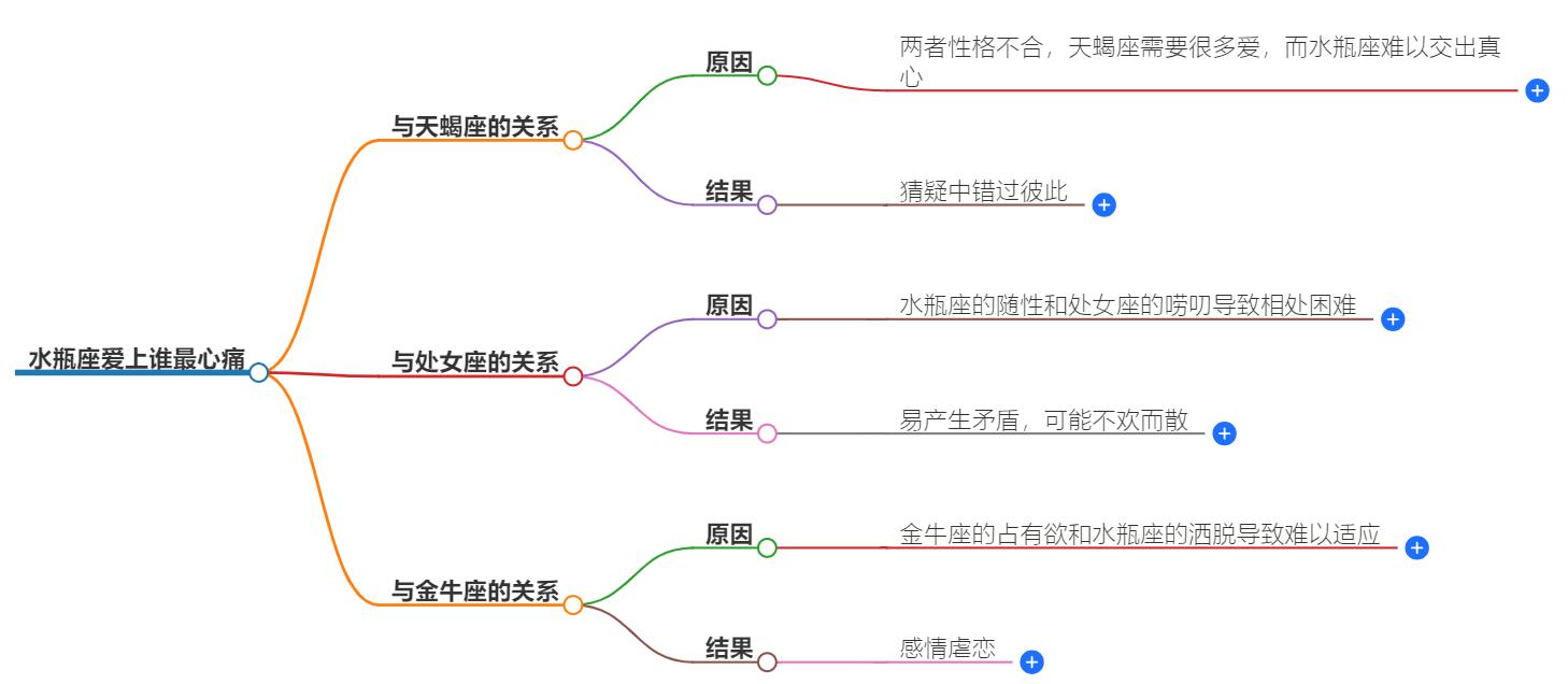 水瓶座爱上谁最心痛？揭秘他们的情感世界