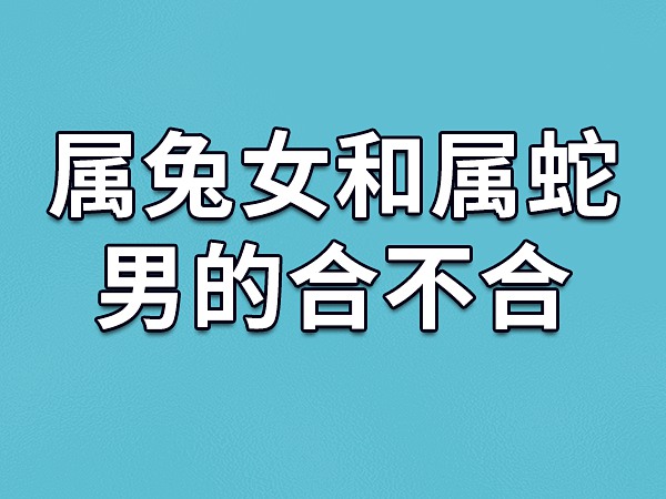 男兔女猴合不合适？他们相配婚姻会幸福吗