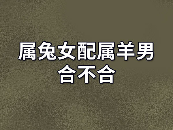 99兔男和04猴女配吗？完美契合还是风马牛不相及